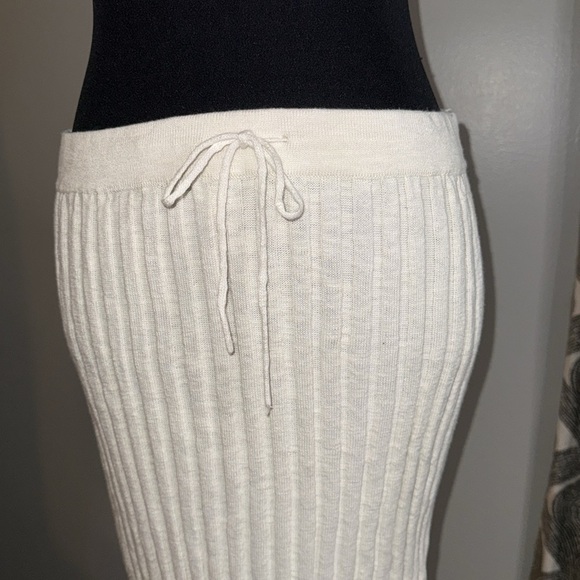 Free People Beach Lightweight Rib Knit Drawstring Skirt SZ Small - Picture 4 of 12